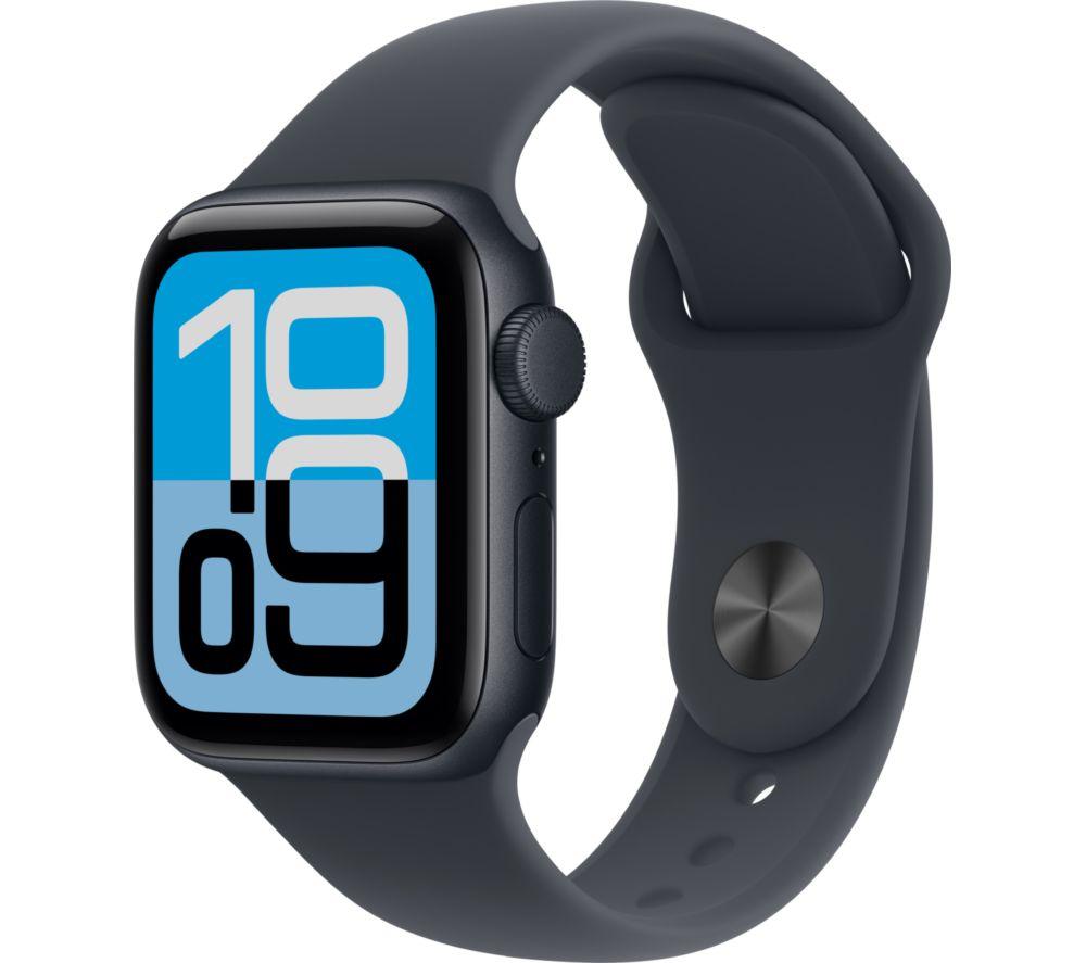 APPLE Watch SE 3 - 40 mm Midnight Aluminium Case with Midnight Sport Band, S/M