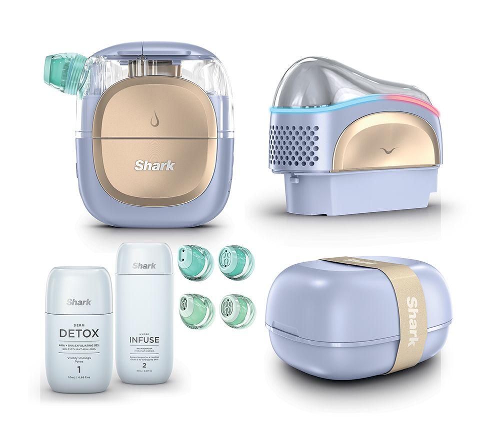 SHARK FacialPro Glow  DePuffi At Home Facial - Spa Purple