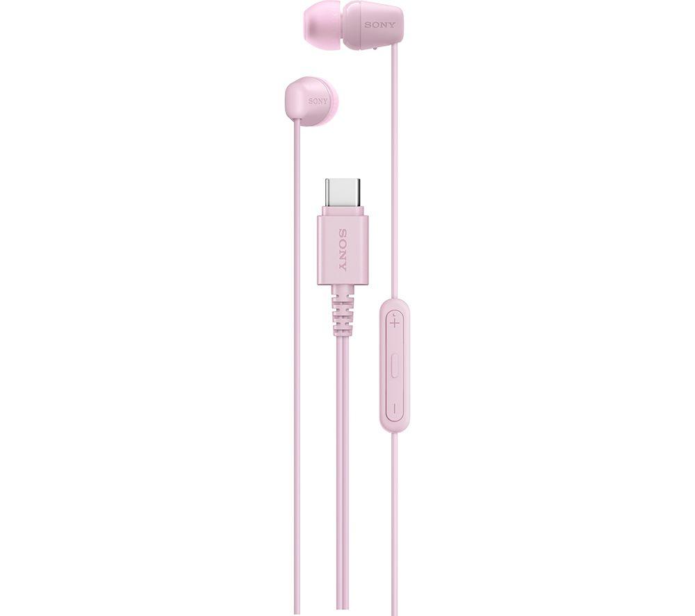 SONY IER-EX15C USB-C Earphones - Pink