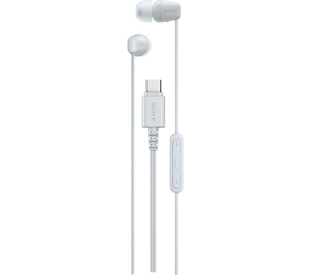SONY IER-EX15C USB-C Earphones - White