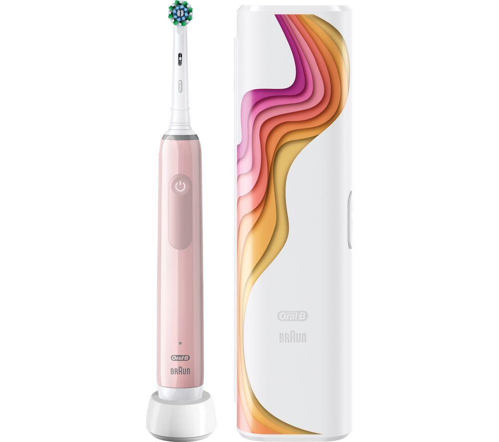 ORAL-B Pro 3 3500 Electric Toothbrush - Design Edition Pink