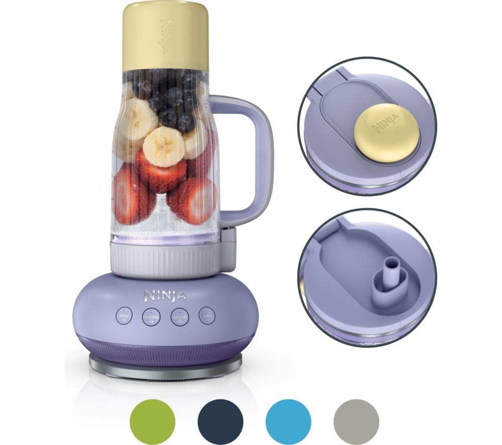 NINJA BlendBoss DB351UKPR Tumbler Blender - Lavender Lemonade