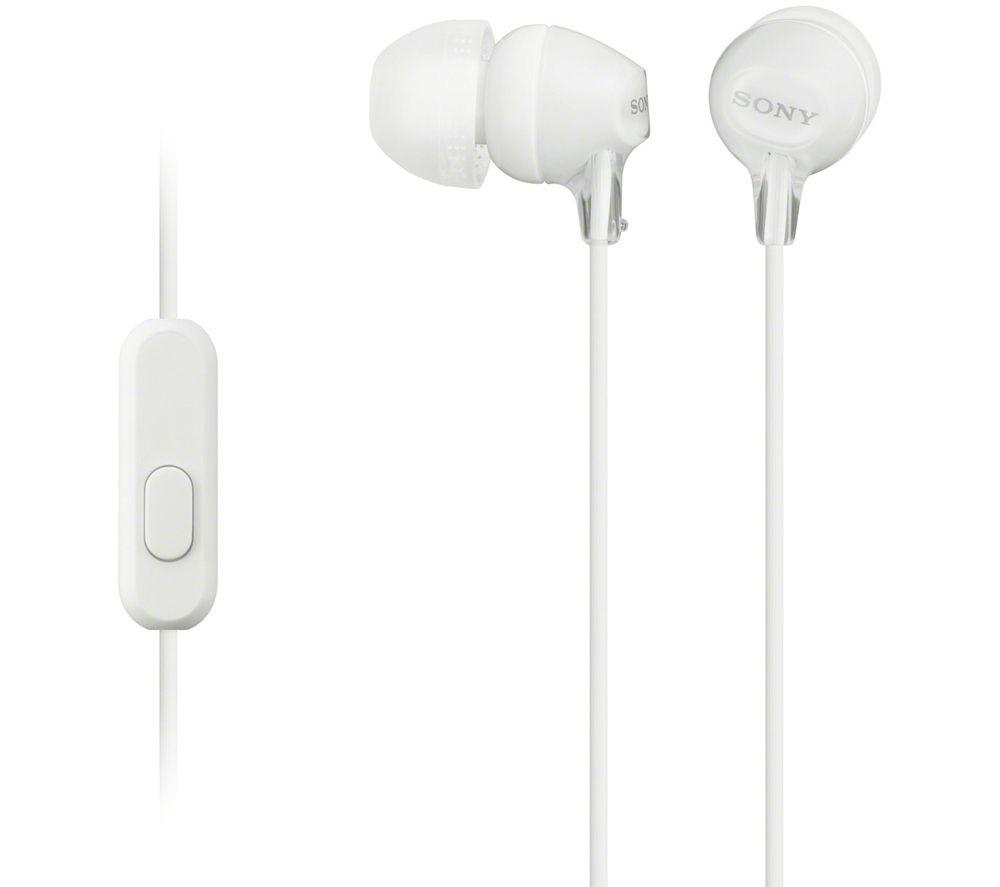 SONY EX15APW Headphones - White