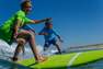 OLAIAN - 12-13 Years  Kids' Surfing anti-UV water T-shirt, Fluo Coral Orange