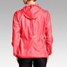 KALENJI - Small/Medium  Run Wind Women's Running Windbreaker Jacket - Neon Coral, Fluo Coral Pink