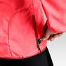 KALENJI - Large  Run Wind Women's Running Windbreaker Jacket - Neon Coral, Fluo Coral Pink