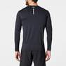 KALENJI - Extra Large  T-shirt running manches longues respirant homme - Sun Protect noir, Snow White