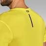 KALENJI - Large  Dry Men's Running Breathable T-Shirt, Lemon Yellow