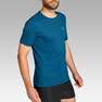 KALENJI - Small  Dry Men's Running Breathable T-Shirt, Petrol Blue