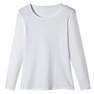 NYAMBA - Small  Long-Sleeved Cotton Fitness T-Shirt, Snow White