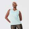 KALENJI - Extra Large  Women's Running Breathable Tank Top Dry, Pale Mint