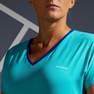 ARTENGO - Extra Small  Soft 500 Women's Tennis T-Shirt, Black