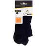 ARTENGO - EU 35-38  RS 160 Low Sports Socks Tri-Pack, Granite