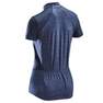TRIBAN - Large  500 Women's Short-Sleeved Cycling Jersey - Navy, Navy Blue