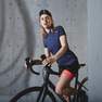 TRIBAN - Extra Large  500 Women's Short-Sleeved Cycling Jersey - Navy, Navy Blue