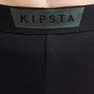KIPSTA - 5-6Y  Kids' Warm Tights Keepdry 100, Black