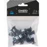 OXELO - Pack Of 8+2 Screws, 8 Spacers, 16 Outer-Spacers For 8mm Plastic Frame Axles Title