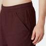 NYAMBA - Medium  Fitness Long Stretch Cotton Shorts, Asphalt Blue