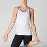 KIMJALY - Extra Small  Women's Seamless Dynamic Yoga Tank Top, Snow White