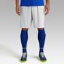 KIPSTA - Medium  Adult Football Eco-Design Shorts F100, Bright Indigo