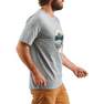 QUECHUA - 2Xl  Techtil 100 Short-Sleeved Hiking T-Shirt - Mottled, Light Grey