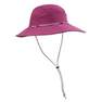 FORCLAZ - 56-59 cm  Women's Anti-UV Mountain Trekking Hat |TREK 500, Steel Grey