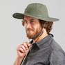 FORCLAZ - 60-62 cm  Men's Anti-UV Mountain Trekking Hat - TREK 500, Dark Ivy Green
