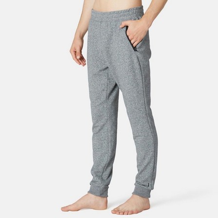 NYAMBA - W37 L34  Fitness Slim-Fit Jogging Bottoms with Zip Pockets, Grey