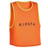 KIPSTA - Junior bib, Fluo Blood Orange