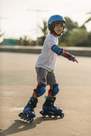 OXELO - Extra Small  Kids' Set of Inline Skate Protectors Play, Black