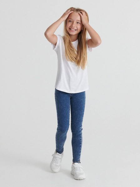 Reserved - Blue Slim Fitted Jeans, Kids Girl