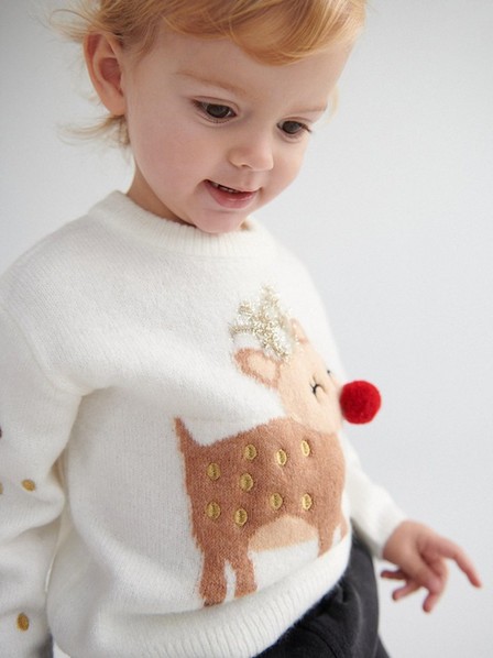Reserved - Ivory Holiday sweater