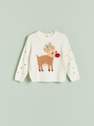 Reserved - Ivory Holiday sweater