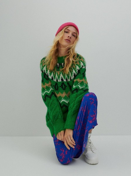 Reserved - Multicolor Soft jumper