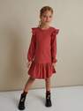 Reserved - فستان وردي مع كشكش، طفلة