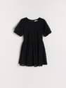 Reserved - Black Plumeti dress