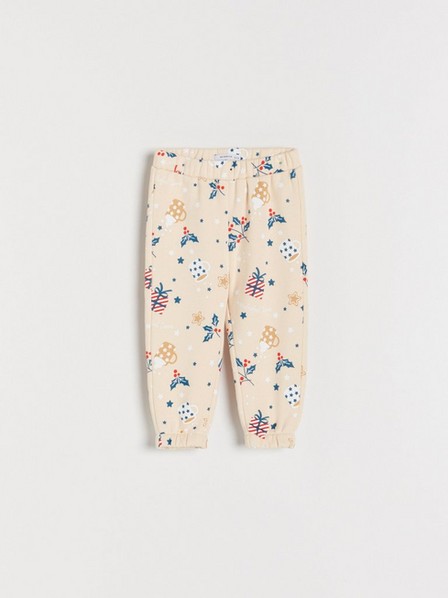 Reserved - Ivory Patterned sweatpants