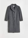 Reserved - Grey Coat with wool