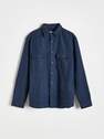 Reserved - Navy Shacket with pockets