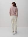 Reserved - Dusty Rose Regular-Cut Knitted Blouse, Women