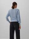 Reserved - Pale Blue Boat Neckline Sweater