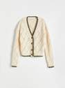 Reserved - Ivory Open knit cardigan