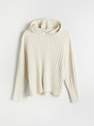 Reserved - Nude Ribbed Knit Sweater, Women