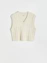 Reserved - Ivory Knitted vest