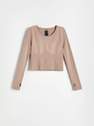 Reserved - Pastel Pink Knitted Blouse, Women