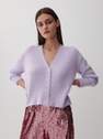 Reserved - Lavender Loose-Fitting Knitted Sweater, Women