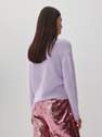 Reserved - Lavender Loose-Fitting Knitted Sweater, Women