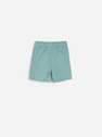 Reserved - Green Mint Cotton Shorts, Kids Boy