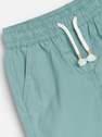 Reserved - Green Mint Cotton Shorts, Kids Boy