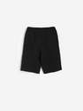 Reserved - Black Sweat Shorts With Side Stripes, Kids Boy